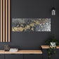 Bespattered Facade You're Golden Stretched Matte Canvas Art Prints | Multiple Sizes