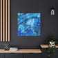 Bespattered Facade Resin Petri Macro Photograph Stretched Matte Canvas Art Prints | Multiple Sizes