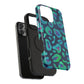 Bespattered Facade Emerald Leopard Impact-Resistant Case