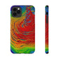 Bespattered Facade Rainbow Vortex Impact-Resistant Case