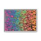 Bespattered Facade Neon Goodness Framed Canvas Art Print | 3 Frame Colors | Multiple Sizes