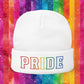 Bespattered Facade Rainbow LGBTQ+ Pride Embroidered Knit Beanie