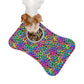 Bespattered Facade Candy Coated Neon Leopard Pet Feeding Mats (3 Shapes)
