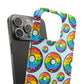 Bespattered Facade Rainbow Sprinkle Donut Slim Case