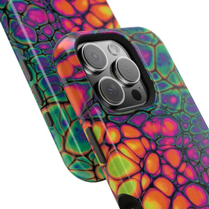 Bespattered Facade Neon Butterfly Abstract Art MagSafe Tough Case