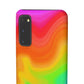 Bespattered Facade Rainbow Heat Map Snap Case
