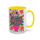 Bespattered Facade Flower Vase Floral Mug | Eight Colors | 11oz or 15oz