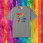 Bespattered Facade Rainbow Wake Up Colorful LGBTQ+ Pride Premium Unisex Comfort Colors Garment Dyed 100% Cotton T-Shirt