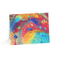 Bespattered Facade Rainbow Galaxy Greeting Cards | Sets of 1, 10, 30, or 50