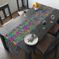 Bespattered Facade Candy Coated Neon Leopard Table Runner (2 sizes)