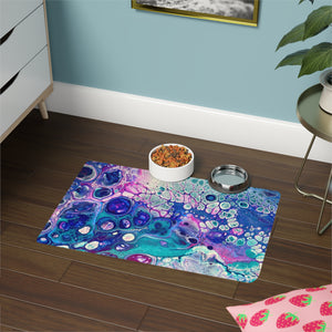 Bespattered Facade Galaxy Pet Food Mat