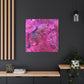 Bespattered Facade Resin Petri Macro Photograph Stretched Matte Canvas Art Prints | Multiple Sizes