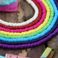 Bone Beads: Spacer Beads or Rondelle Bead Necklace, 5x2mm, Choose from 8 Colors, 240+