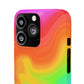Bespattered Facade Rainbow Heat Map Snap Case