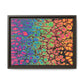 Bespattered Facade Neon Goodness Framed Canvas Art Print | 3 Frame Colors | Multiple Sizes