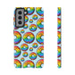 Bespattered Facade Rainbow Sprinkle Donut Tough Case
