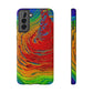 Bespattered Facade Rainbow Vortex Impact-Resistant Case