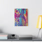 Bespattered Facade Fluid Art Abstract Painting Stretched Matte Canvas Art Prints | Multiple Sizes