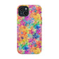 Bespattered Facade Rainbow Stars Impact-Resistant Case
