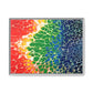 Bespattered Facade Rainbow Seaside Framed Canvas Art Print | 3 Frame Colors | Multiple Sizes