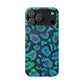 Bespattered Facade Emerald Leopard Snap Case