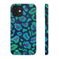 Bespattered Facade Emerald Leopard Snap Case