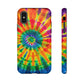 Bespattered Facade Rainbow Tie Dye Tough Case