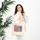 Bespattered Facade Rainbow "Be a Bitch Sometimes" Canvas Tote Bag Reusable Carryall