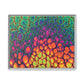 Bespattered Facade Neon Butterfly Framed Canvas Art Print | 3 Frame Colors | Multiple Sizes