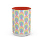 Bespattered Facade Rainbow Fingerprint Mug | Eight Colors | 11oz or 15oz