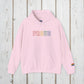 Bespattered Facade Proud Rainbow LGBTQ+ Pride Embroidered Unisex Heavy Blend™ Hooded Sweatshirt