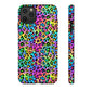Bespattered Facade Candy Coated Neon Leopard Tough Case