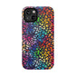 Bespattered Facade Rainbow Paint Splatter Leopard Impact-Resistant Case