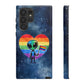 Bespattered Facade Rainbow Extraterrestrial Pride Tough Case