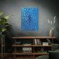 Bespattered Facade Fluid Art Abstract Painting Stretched Matte Canvas Art Prints | Multiple Sizes
