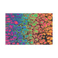 Bespattered Facade Neon Goodness Stretched Matte Canvas Art Prints | Multiple Sizes
