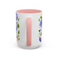 Strong Women Scare Weak Men" Rainbow Flowers Mug | Eight Colors | 11oz or 15oz