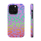 Bespattered Facade Rainbow Leopard MagSafe Tough Case