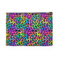 Bespattered Facade Candy Coated Neon Leopard Accessory Pouch | 2 Sizes