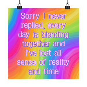 Bespattered Facade "Sorry I Never Replied" Giclée Archival Matte Paper Prints