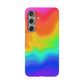 Bespattered Facade Rainbow Heat Map Snap Case