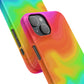 Bespattered Facade Rainbow Heat Map Snap Case