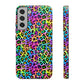 Bespattered Facade Candy Coated Neon Leopard Tough Case