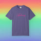 Bespattered Facade Fancy Pink Indoorsy Colorful Premium Unisex Comfort Colors Garment Dyed 100% Cotton T-Shirt
