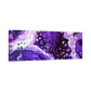 Bespattered Facade Purple Haze Stretched Matte Canvas Art Prints | Multiple Sizes