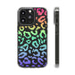 Bespattered Facade Bright Rainbow Leopard Clear Case