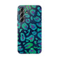 Bespattered Facade Emerald Leopard Impact-Resistant Case