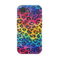 Bespattered Facade Rainbow Watercolor Leopard MagSafe Tough Case