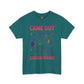 Came Out, Stayed Weird – Neon Gremlin Pride T-Shirt | Gildan Unisex Heavy Cotton Tee | LGBTQ+ Graphic Shirt