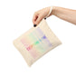 Bespattered Facade Everything is Fine Zipper Pouch Cotton Canvas Wristlet